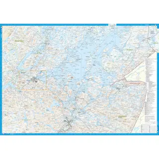 Finland: Inarijärvi Vätsäri Tsarmituntur Calazo Skjærgårdskart 1:100 000 1:25 000