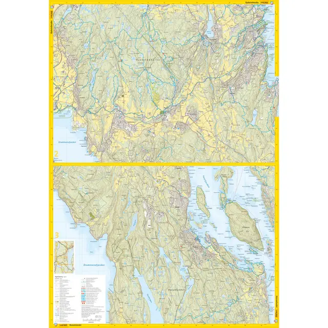 Oslo Vestmarka Calazo Stikart 1:20 000 