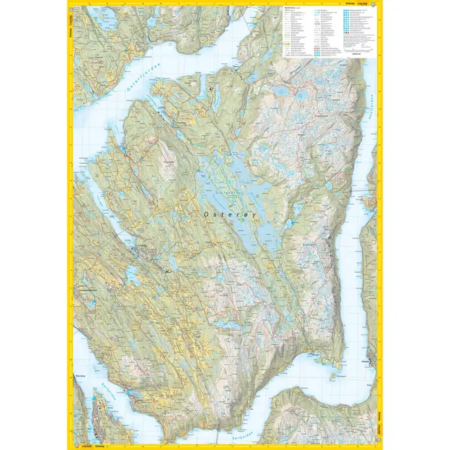 Gullfjellet & Osterøy Calazo Stikart 1:25 000 