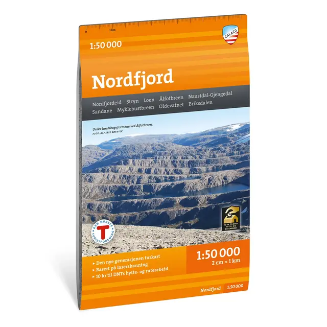 Nordfjord Calazo Turkart 1:50 000 