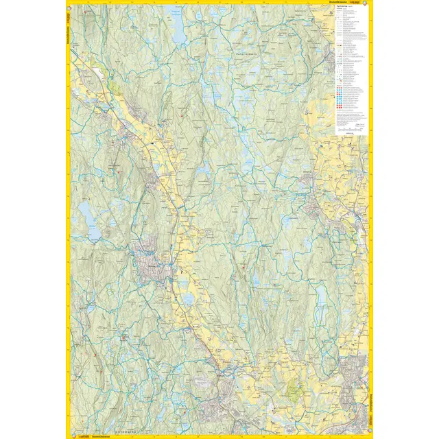 Oslo Romeriksåsene Calazo Stikart 1:20 000 