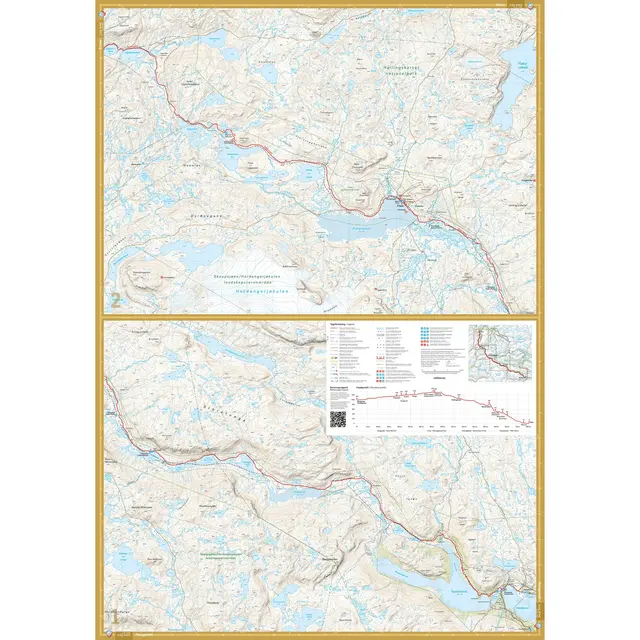 Rallarvegen Calazo Sykkelkart 1:25 000 