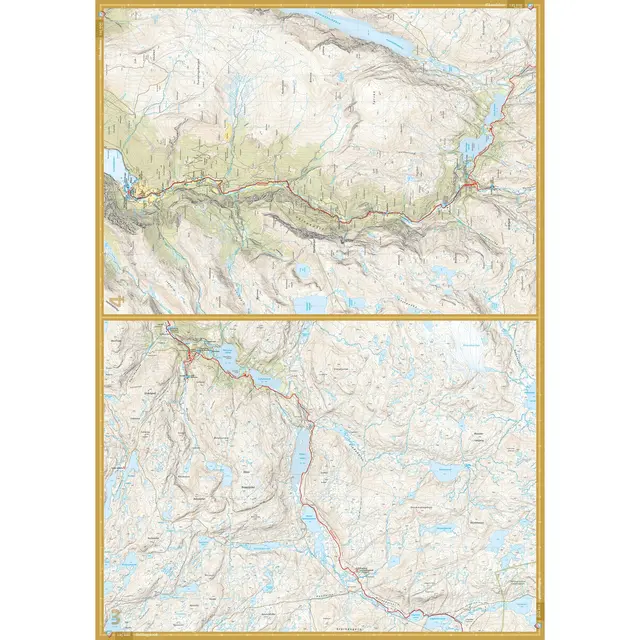 Rallarvegen Calazo Sykkelkart 1:25 000 