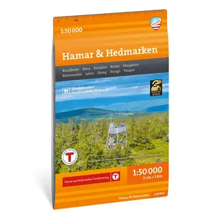Hamar Hedmarken Calazo Turkart 1:50 000