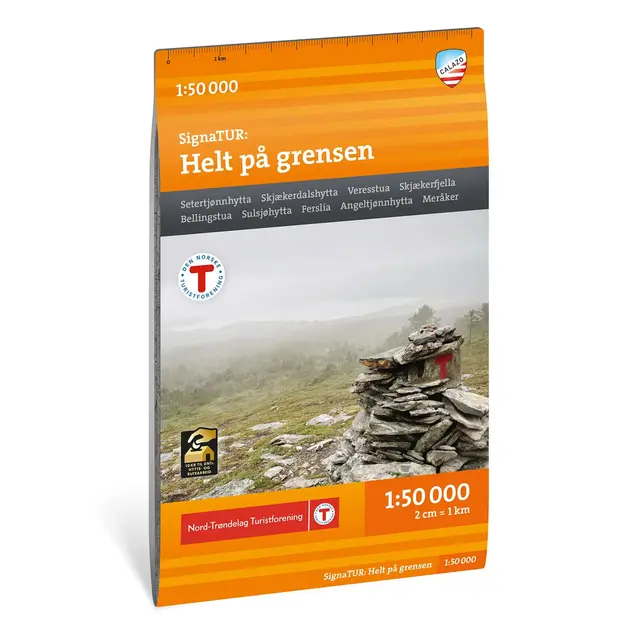 Signatur: Helt på grensen Calazo Turkart 1:50 000 