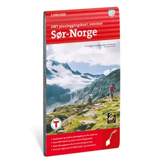 Planleggingskart S&#248;r-Norge Calazo Planleggingskart 1:500 000 Sommer