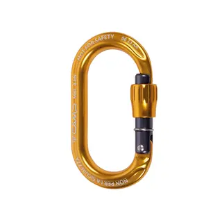 Utstyrskarabiner med lås Camp Ekto Lock Yellow