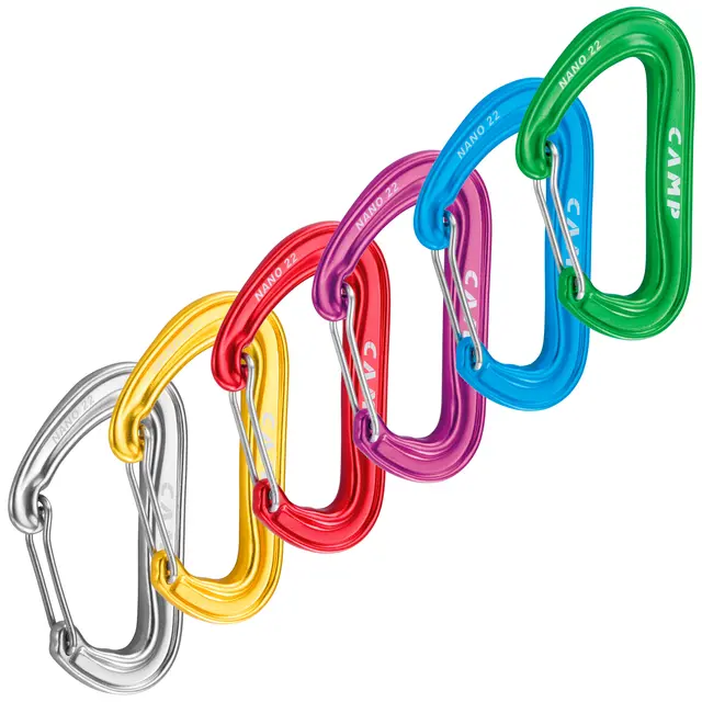 Karabiner Camp Nano 22 Rack Pack 6 pk 