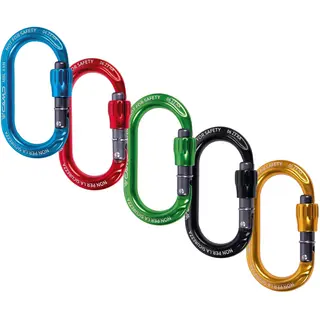 Utstyrskarabinere med l&#229;s Camp Rack Pack Ekto Lock 5 pk.