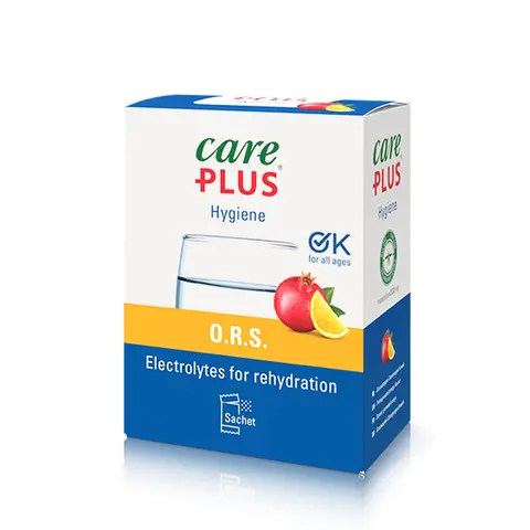 Saltløsning med granateple og appelsin Care Plus Oral Rehydration Salt 10 pk