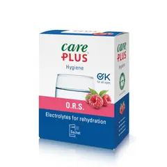 Saltløsning med bringbær Care Plus Oral Rehydration Salt 10 pk