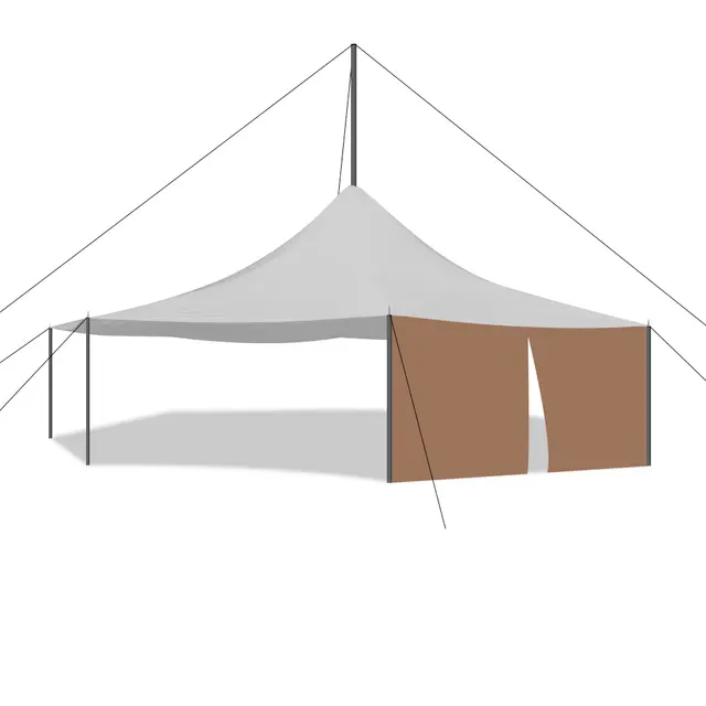 Sidevegg med dør til Masteseil 10 Cava Masteseil Sidevegg Dør 10 