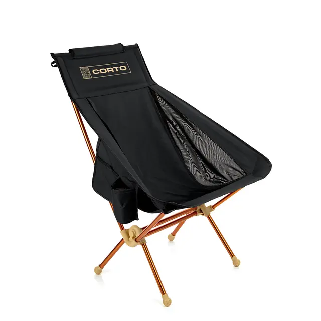 Stol Corto Folding Chair XL Black 