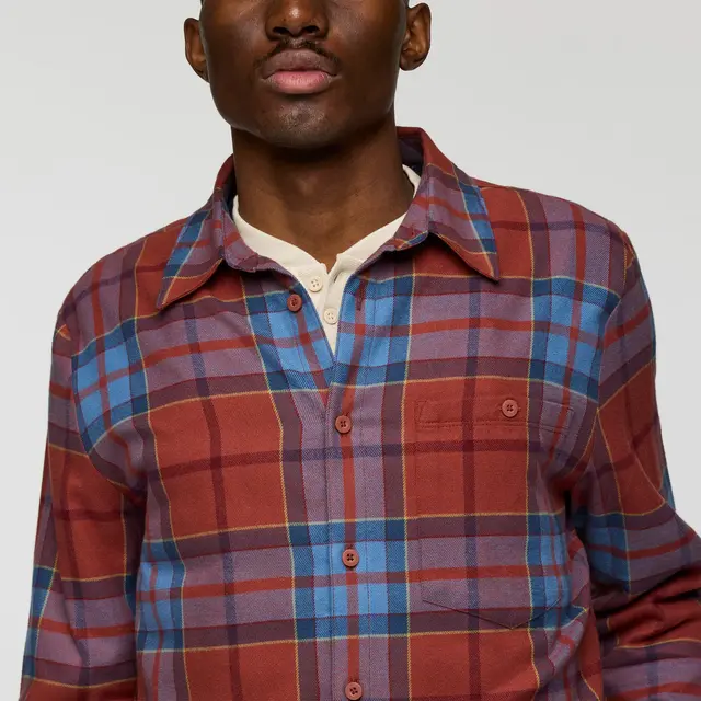 Skjorte til herre M Cotopaxi Quedo Flannel Shirt M M NutmegP 
