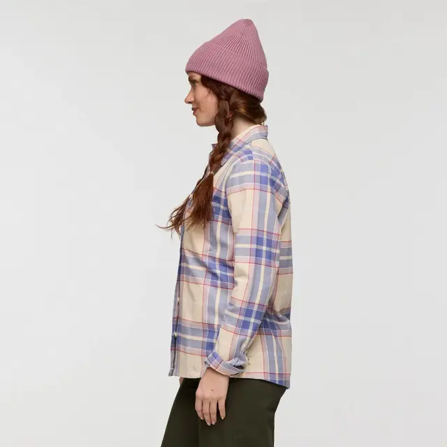 Skjorte til dame 2XS Cotopaxi Quedo Flannel Shirt W 2XS Cream 