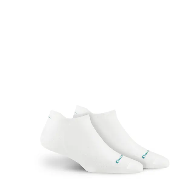 Løpesokker til dame 35–37 Darn Tough Run Light Low W S White 