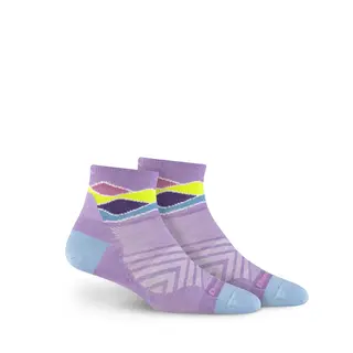 Løpesokker til dame Darn Tough Run 1/4 UL Low W Lavender