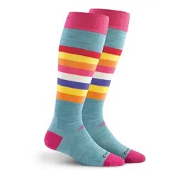Skisokker til dame 35–37 Darn Tough Shortcake Mid W S Strawberry