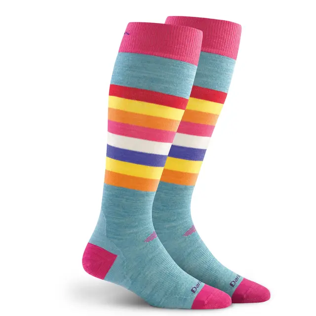 Skisokker til dame 35–37 Darn Tough Shortcake Mid W S Strawberry 