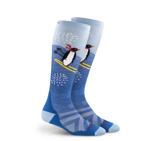 Skisokker til junior Darn Tough Penguin Mid OTC Jr Stellar