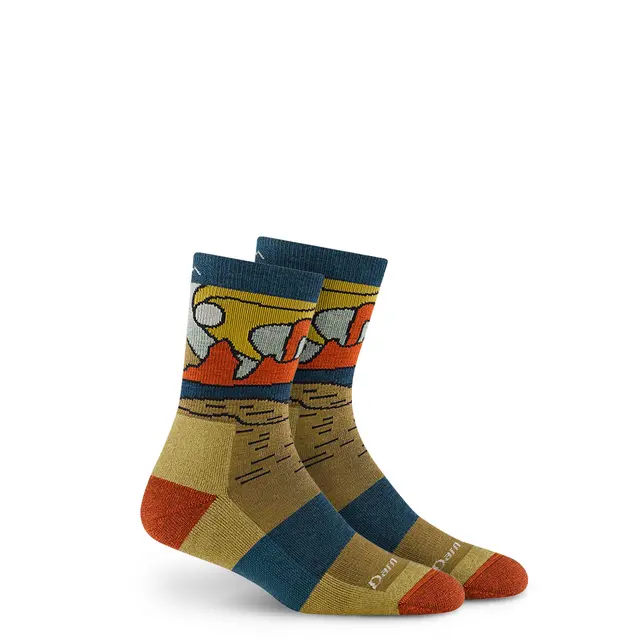 Sokker til dame 35–37 Darn Tough Celeste Mid Crew W S Sandston 