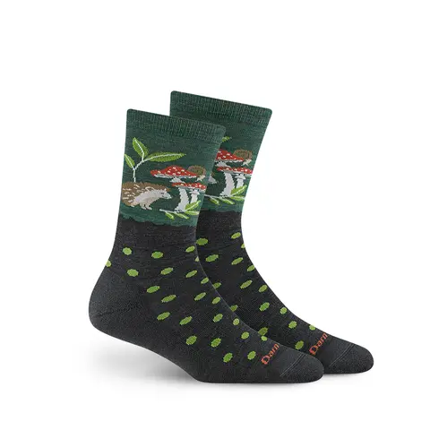 Sokker til dame Darn Tough Wild Life Light Crew W Hedgeh