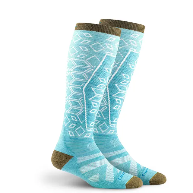 Skisokker til dame Darn Tough Traverse Light W Aqua 
