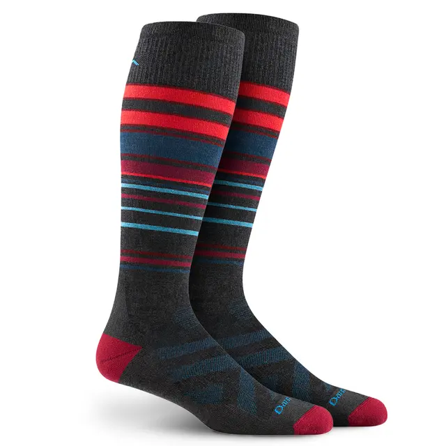 Skisokker til herre 41–42,5 Darn Tough Snowpack OTC M M Charcoal 