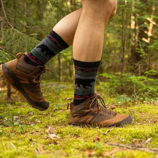 Sokker til herre Darn Tough VanGrizzle Boot M Charcoal