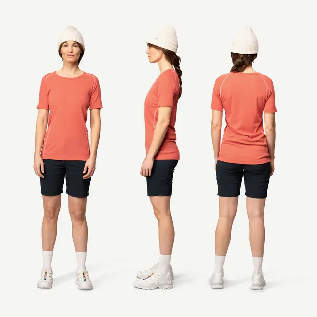 Skjorte til dame M Devold Lauparen Merino Tee W M 121 