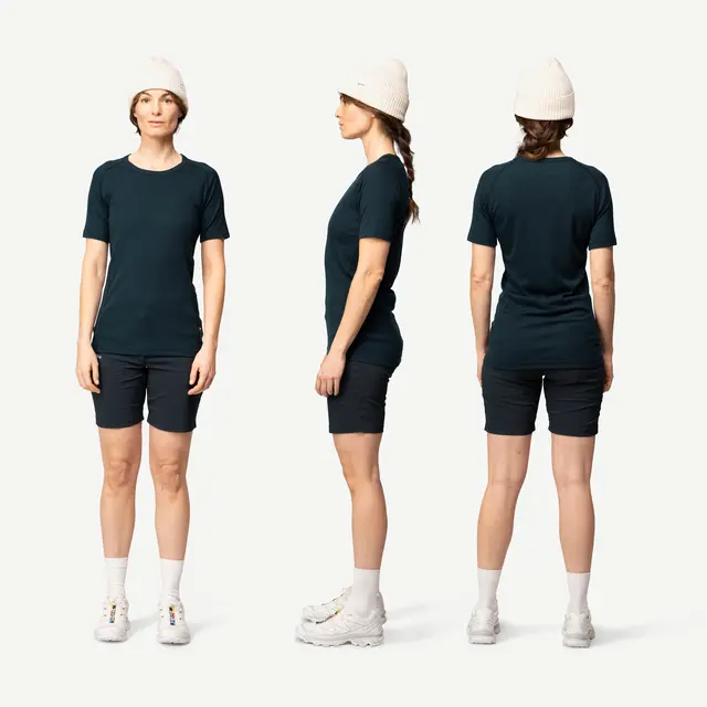 Skjorte til dame M Devold Lauparen Merino Tee W M 284 