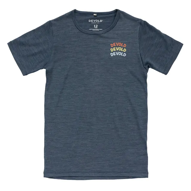 Skjorte til junior 12 år Devold Active Legacy Tee Jr 12 287 