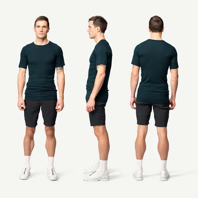 Skjorte til herre L Devold Lauparen Merino Tee M L 284 