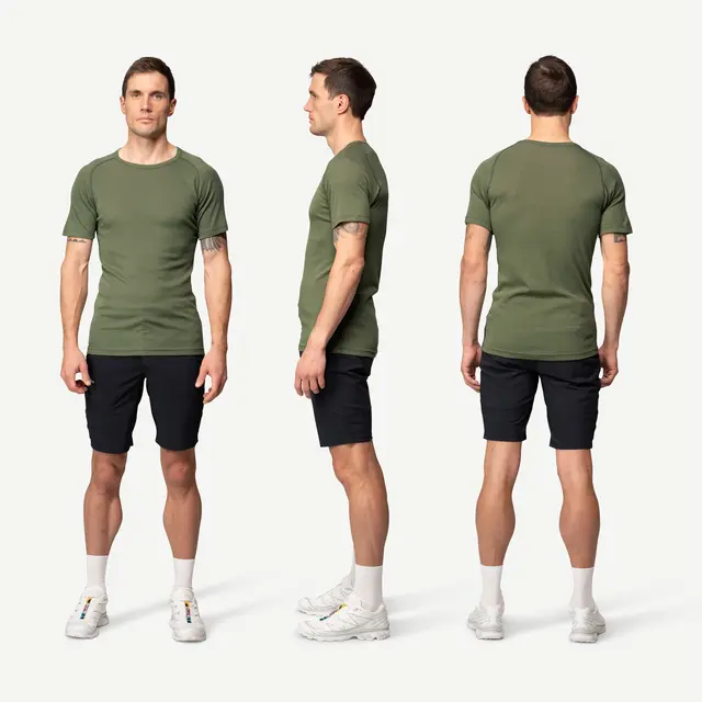 Skjorte til herre L Devold Lauparen Merino Tee M L 404 