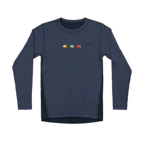 Trøye til barn Devold Multi Merino Shirt Kid 287 Camp