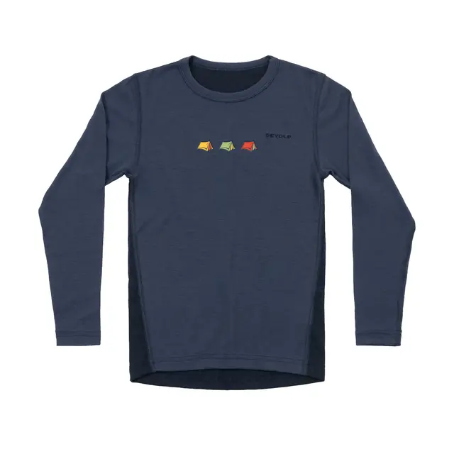 Trøye til barn 12 år Devold Multi Merino Shirt Kid 12 287 Cam 