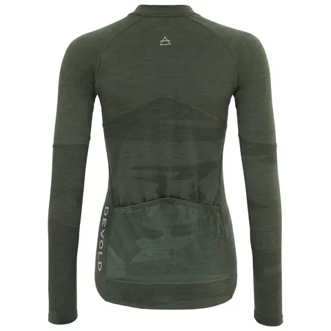 Sykkeltrøye til dame M Devold Standal Shirt Zip W M 421