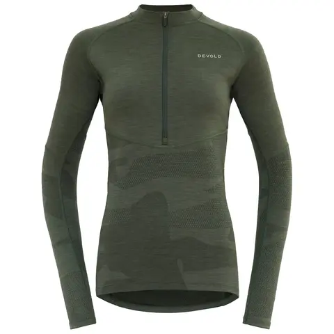 Sykkeltrøye til dame M Devold Standal Shirt Zip W M 421