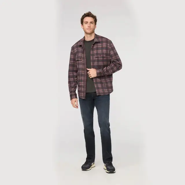 Skjorte til herre M DU/ER Performance Flannel Button M M HMP 