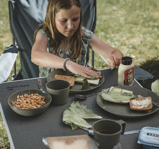 Tallerkensett til 2 Easy Camp Moss 2 Dine Set 