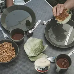 Tallerkensett til 4 Easy Camp Moss 4 Dine Set