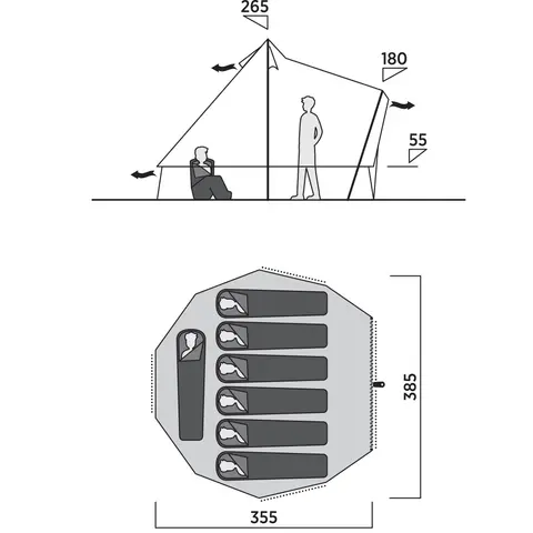 Lavvo til 7 Easy Camp Vaulen Tipi