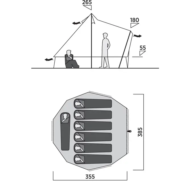 Lavvo til 7 Easy Camp Vaulen Tipi 