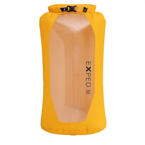Pakkpose 13 liter Exped Drybag Versa Clear 13 Sunshine