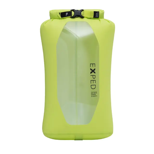 Pakkpose 5 liter Exped Drybag Versa Clear 5 Lime 