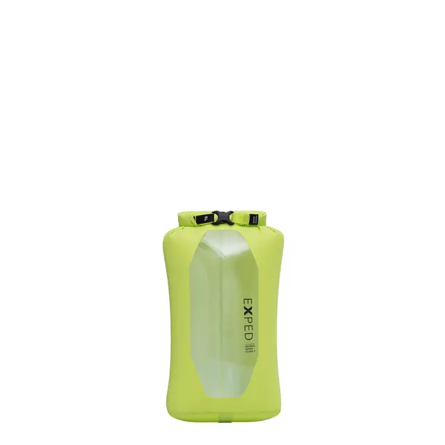 Pakkpose 5 liter Exped Drybag Versa Clear 5 Lime 