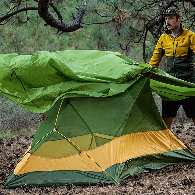 Kuppeltelt til 3 Exped Lyra 3 Meadow 