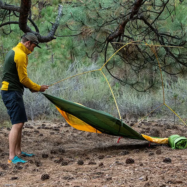 Kuppeltelt til 3 Exped Lyra 3 Meadow 