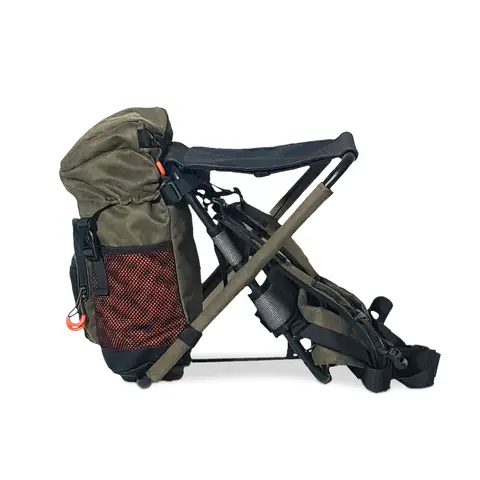 Tursekk med stol til junior Fauna Kalven Jr 18 liter Green