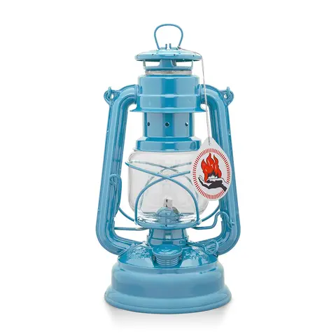 Parafinlampe Feuerhand Hurricane Baby 276 PastelBlue